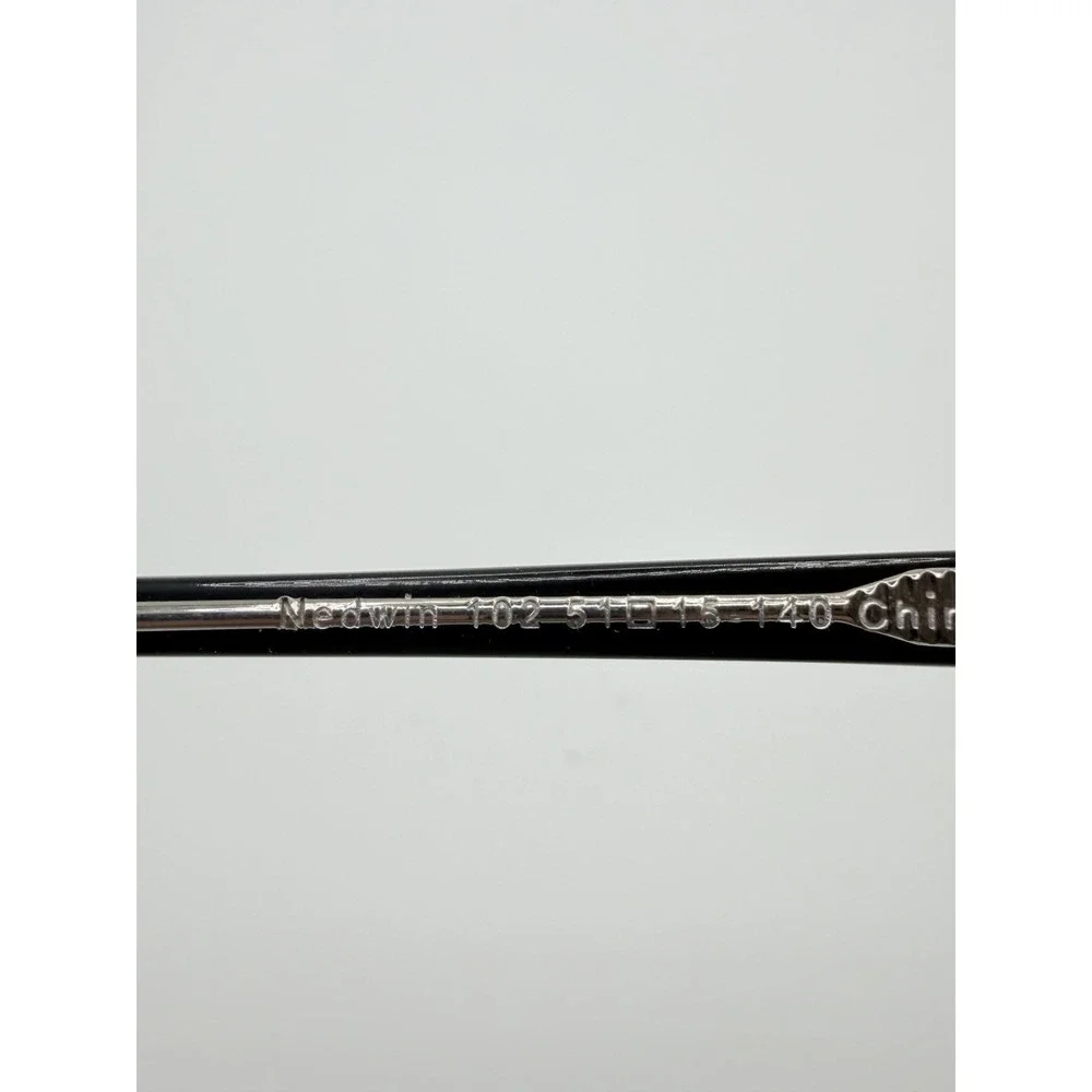 Warby‎ Parker Nedwin 102 Rectangular Black Eyeglass Frame Only 51-15-140 Unisex
